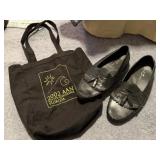 Black tassel loafers