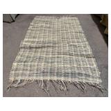 Woven throw rug