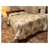 Full size bed, headboard, frame, mattress, box