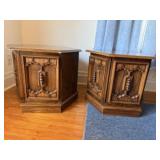 Hexagon side tables (2)