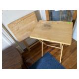 Pine TV trays (2)