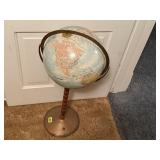 Vintage floor globe