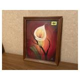 Calla lily painting
