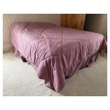 Full size bed frame, Therapedic mattress, box