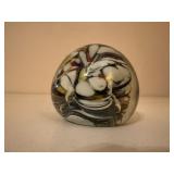 Blown glass paper weight