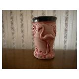 Flamingo pottery piece