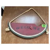 Watermelon Welcome sign