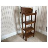Narrow bookshelf