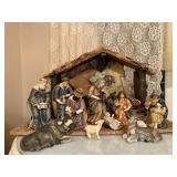 Vintage nativity set