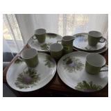 Yamaka Japanese & Mikasa china snack sets,