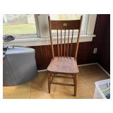 Vintage pressed back dining chair