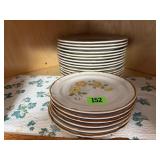 Baroque Spring Garden Hearthside stoneware plates