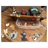 Country wall shelf, decor