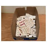 Box of button cards
