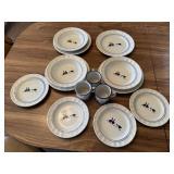 Cottage core goose dishes