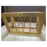 Pine magazine rack