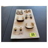 NOS costume jewelry retail card