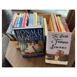 Assortment of books, Ronald Reagan, Famous Iowans
