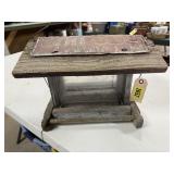 Rustic bird feeder