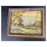 Vintage landscape artwork