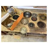 Mixed lot of saw blades