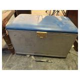 Vintage aluminum cooler