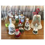 Lefton, vintage Christmas bells