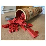 Vintage flexible building blocks