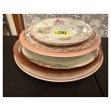 French Limoges, hand painted, assorted china plate