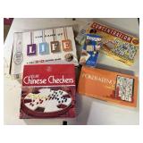 Board games, Chinese Checkers, Life, Poker Keeno