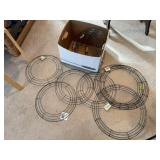 Metal wreath rings (10+)