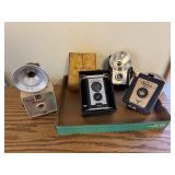 Vintage film cameras, Imperial Satelite, Brownie,