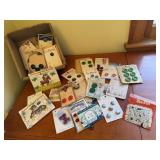 Vintage button cards