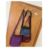 Organizzi, cross body bags, purses (3),