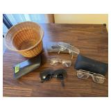 Retro eyeglasses, sunglasses