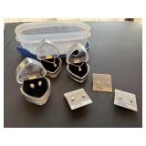 NOS earrings, necklaces