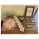 Quilted, cottage core decor