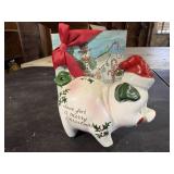 Christmas piggy bank