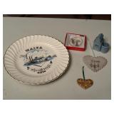 Ohio souvenir plate, Shipley, Iowa toothpick