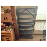 Metal shelving, no contents included