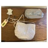 Mirror hook, sequin, beaded handbags