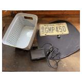 1975 license plate, Garmin GPS, sun shade