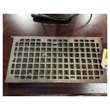 Cast iron register grate