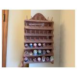 Vintage wall thread spool holder