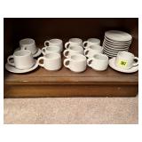 Frankoma pottery cups & plates