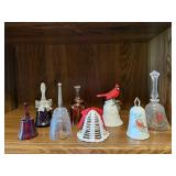 Cardinal, Christmas, Princess House crystal bells