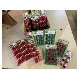 Christmas miniatures, craft supplies