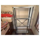 Metal shelving unit, no contents included