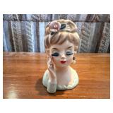 1969 Inarco lady head vase