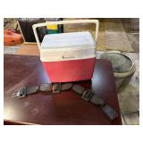 Rubbermaid cooler, seat belt extensions